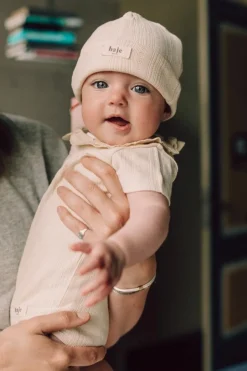 Sale Jersey pointelle bodysuit Yuul | Creme oat | Rompers