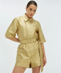 Clearance Jumpsuit Maxime | Dull gold | DAMES Jumpsuits