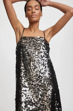 New Jurk Quinn | Silver sequins | Gestuz DAMES Jurken