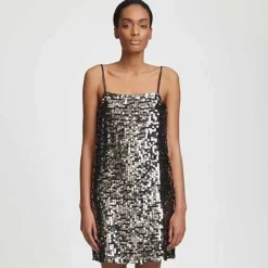 New Jurk Quinn | Silver sequins | Gestuz DAMES Jurken