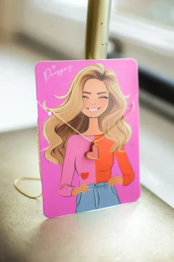 Online Ketting falling in love | Roze/goud | DAMES Sieraden|Snøpskes