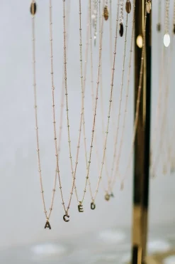 Discount Ketting Initial | Goud | DAMES Sieraden