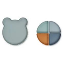 Clearance Kinderbord met vakjes Arne | Liewood Kinderservies