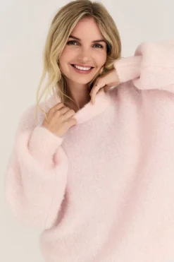 Outlet Knit pullover Patrisia | Rose | A-view DAMES Vesten|Vesten & Truien