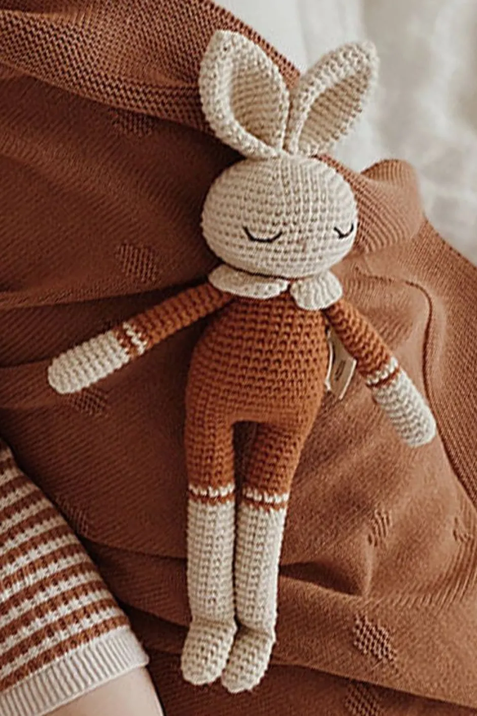 Knuffel Bunny | Cream/terracotta | Speelgoed|Knuffels