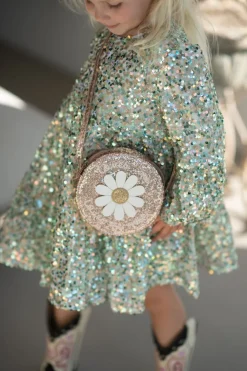 Outlet Lila sequins dress | Green | DAMES Jurken & Salopettes|Jurken