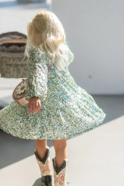 Outlet Lila sequins dress | Green | DAMES Jurken & Salopettes|Jurken