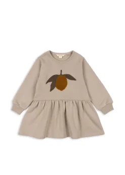 Best Lou Terry Sweat Dress | Oxford Tan | DAMES Jurken & Salopettes|Jurken