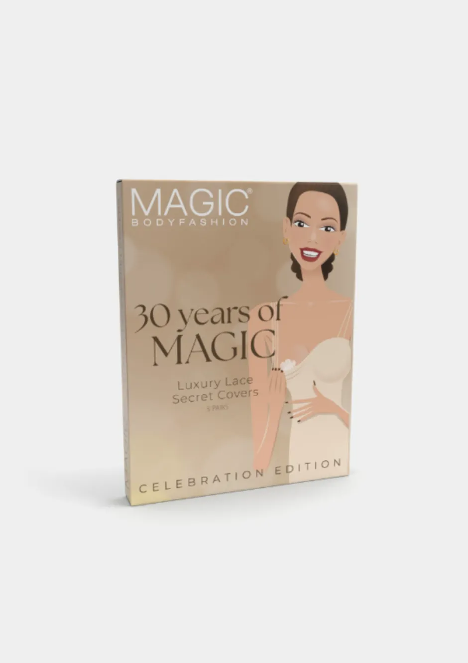 Sale Luxury lace secret covers | Caramel | DAMES Lingerie