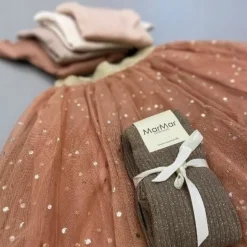 Clearance Maillot met glitter | Elm bruin | MarMar Copenhagen Sokken & Maillots