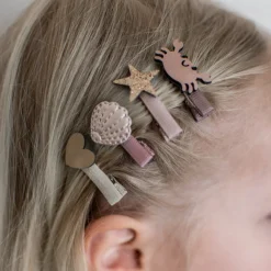New Mini Clips | Cecil Crab | 8 stuks | Mimi & Lula Haaraccessoires