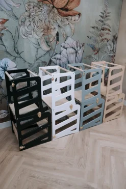 Best Modulair kidsmeubel | Keukenkruk | Bureau | Glijbaan Houten Speelgoed|Educatief Speelgoed