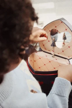 Sale Muziekdoosje hearts | Donkerblauw | Sieraden