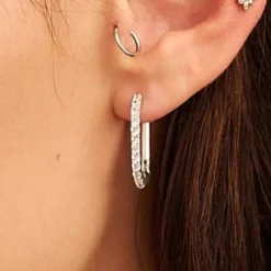 Online Oorbellen Isa | Oval hoops | DAMES Sieraden