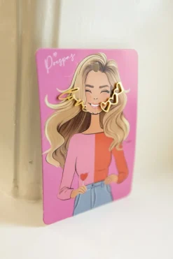 Clearance Oorbellen love & hearts | Goud | DAMES Sieraden|Snøpskes