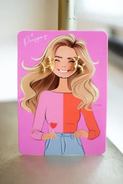 Sale Oorbellen snoepdog | Goud | DAMES Sieraden|Snøpskes