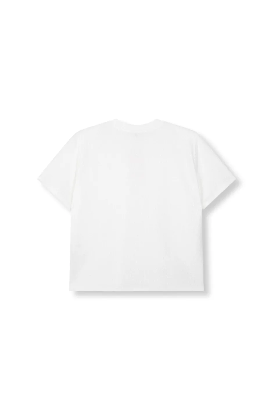 Oversized boucle t-shirt Mexie | White | DAMES Co-ords