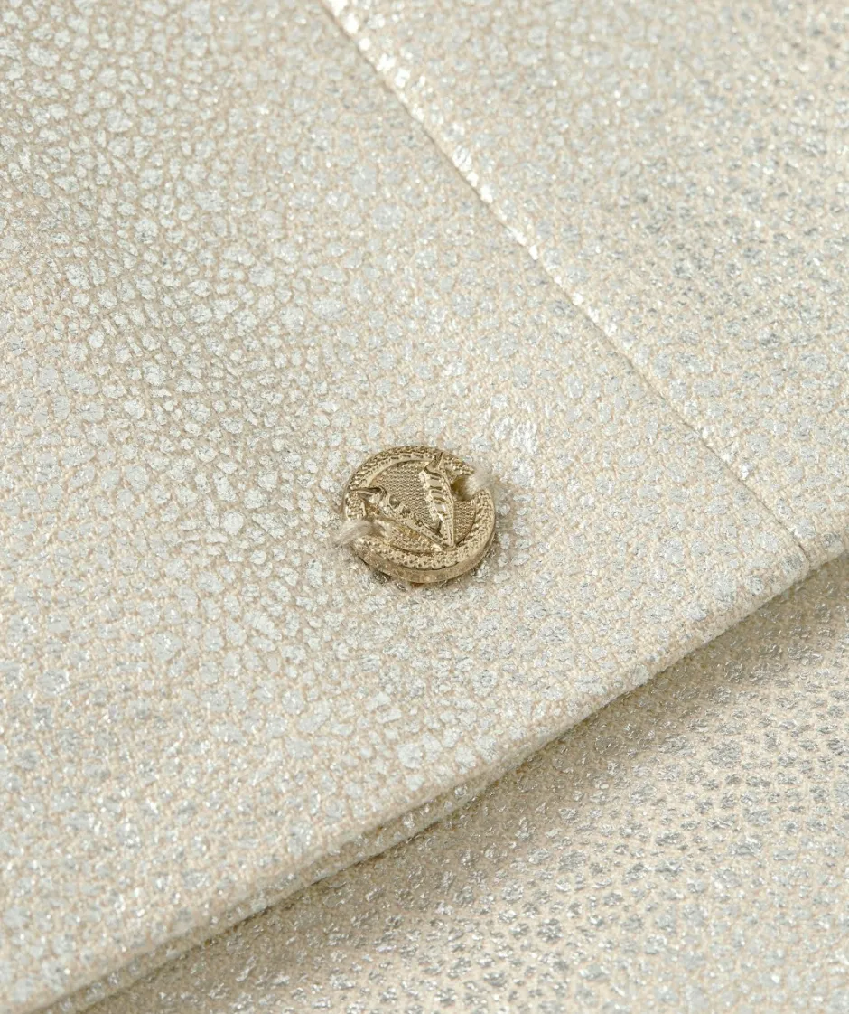 Overslagjurk Bonita | Silver | DAMES Jurken