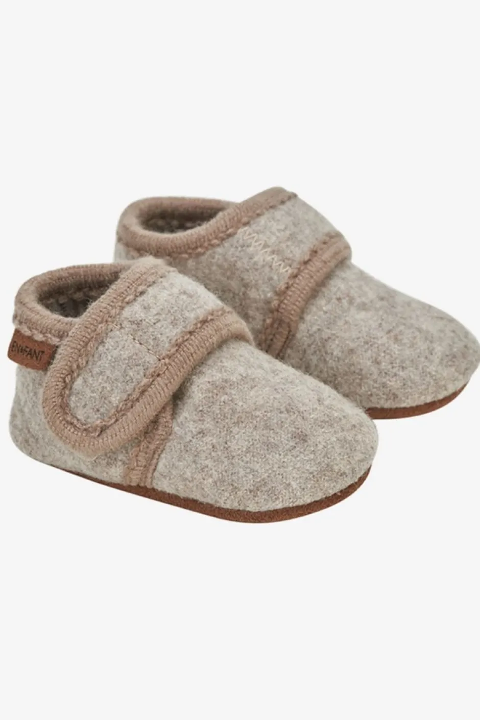 Clearance Pantoffels wol | Sand melange | Schoenen & Slofjes