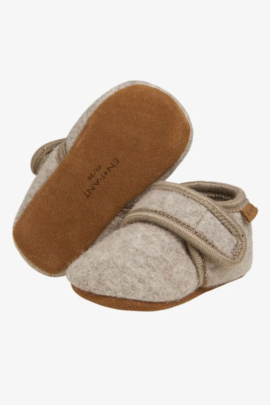 Clearance Pantoffels wol | Sand melange | Schoenen & Slofjes