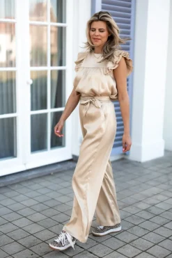 Clearance Pants Carmen | Beige | DAMES Broeken|Co-ords