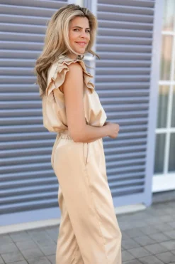 Clearance Pants Carmen | Beige | DAMES Broeken|Co-ords