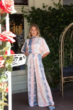 Hot Pants Ella | Print pink | DAMES Co-ords|Broeken