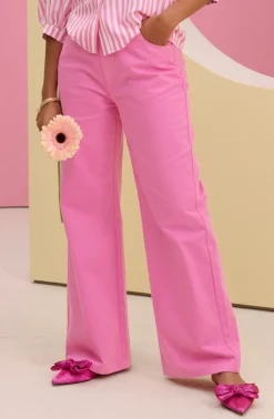 New Pants Indy extra lang | Pink | DAMES Broeken