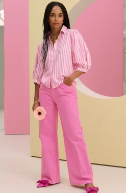 New Pants Indy extra lang | Pink | DAMES Broeken