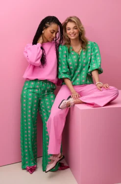 New Pants Indy extra lang | Pink | DAMES Broeken