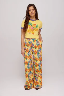 Sale Pants Riley | Banana flower | Harper & Yve DAMES Co-ords|Broeken