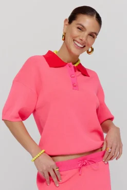 Discount Polo Sanny | Lovely pink | Harper & Yve DAMES Tops