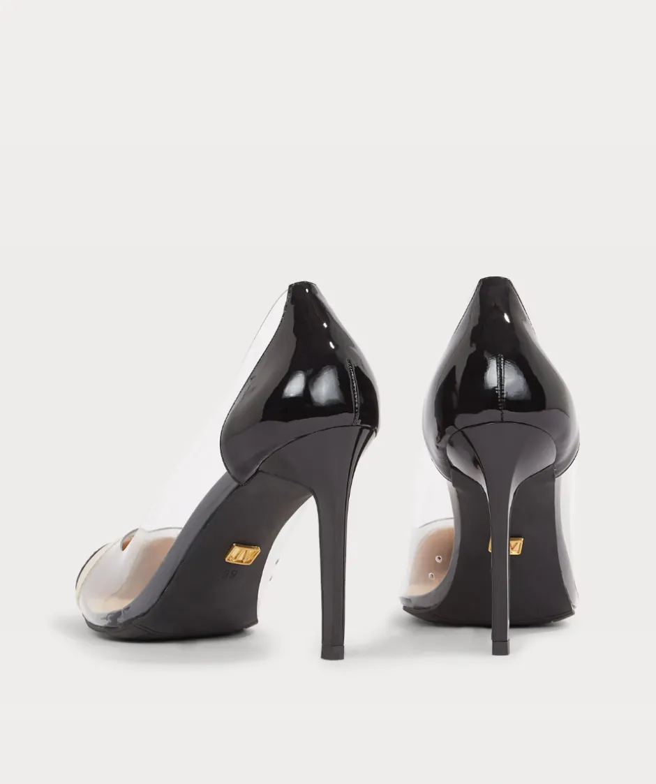 Clearance Pumps Michou | Black ecru | DAMES Hakken