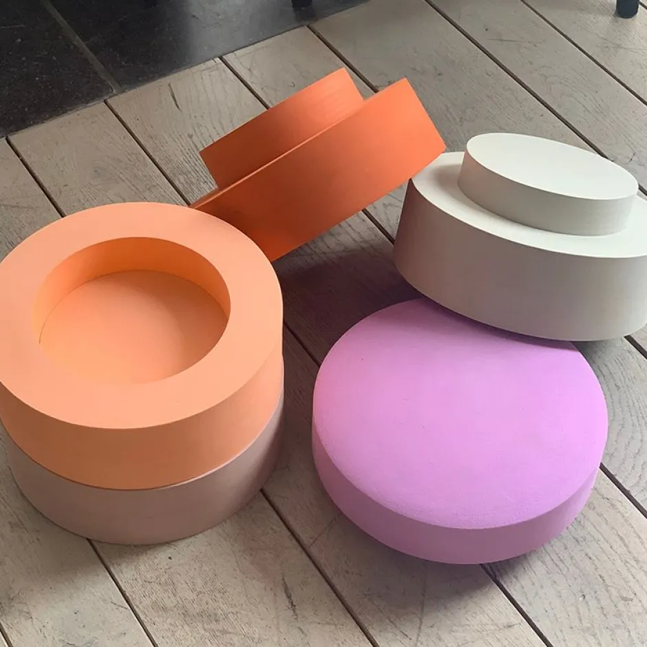 Rainbow chair earth | 5 stuks | Open ended speelgoed | Decoraties & Accessoires