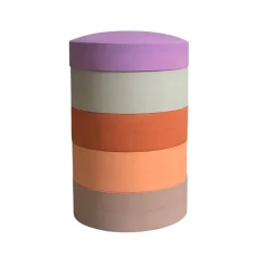 Rainbow chair earth | 5 stuks | Open ended speelgoed | Decoraties & Accessoires