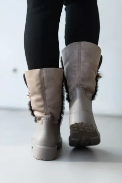 Discount Regenlaarzen Garfil | Taupe | DAMES Laarzen & Boots