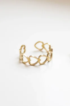 Best Ring hearts | Goud DAMES Sieraden