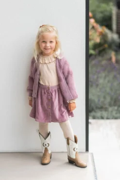 Sale Rok Vieve | Mauve velvet | DAMES Rokken|Rokken