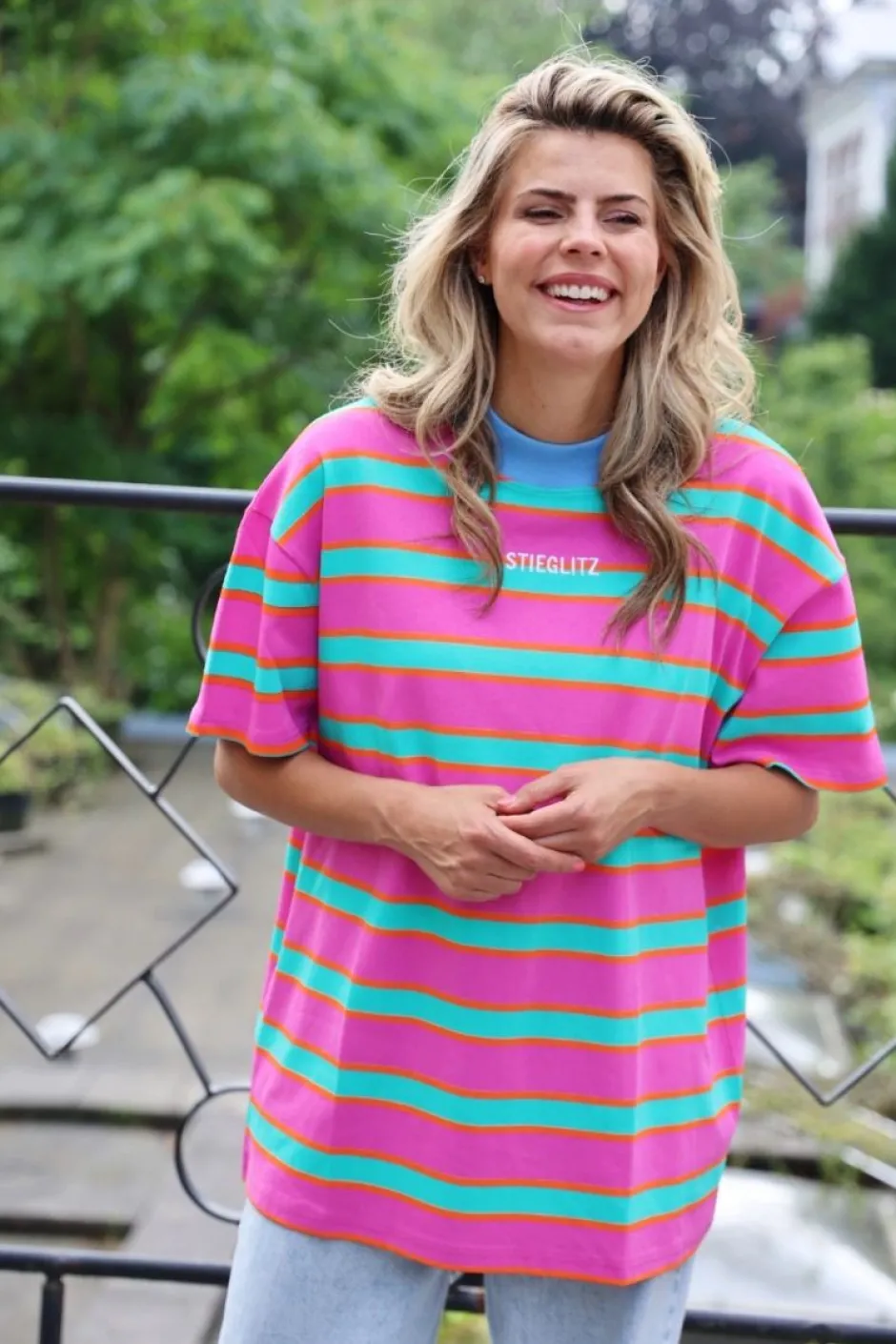 Hot Romee oversized T-shirt | Purple | DAMES Tops|Tops