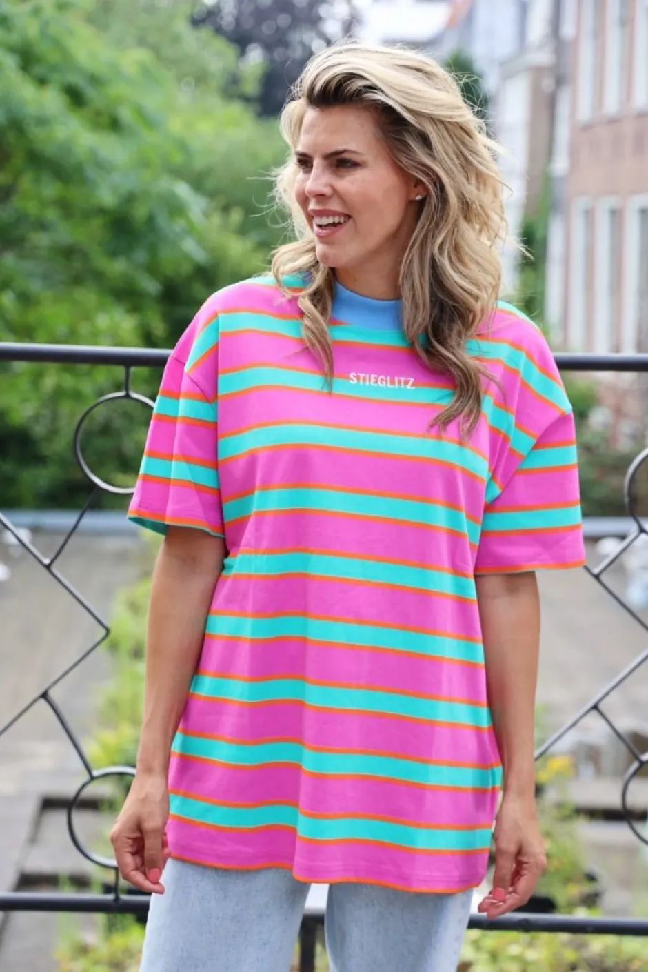 Hot Romee oversized T-shirt | Purple | DAMES Tops|Tops