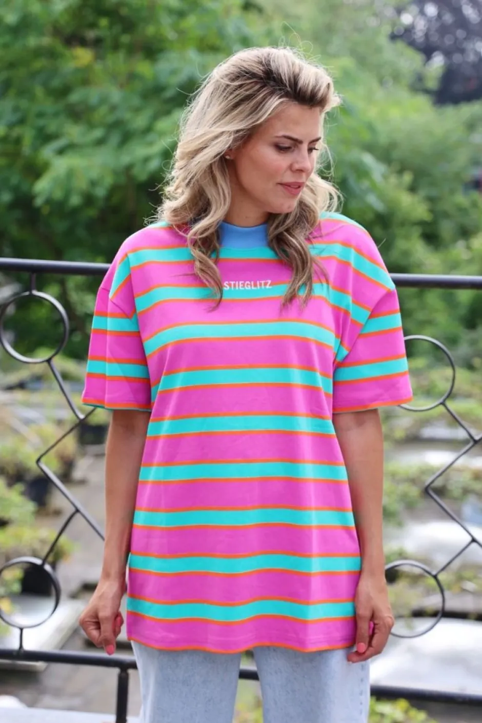 Hot Romee oversized T-shirt | Purple | DAMES Tops|Tops