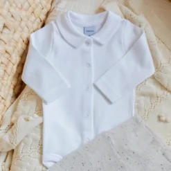 Best Romper Joes | Kraagje wit | Lange mouwen | Babidu Rompers