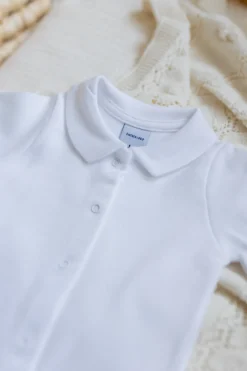 Best Romper Joes | Kraagje wit | Lange mouwen | Babidu Rompers