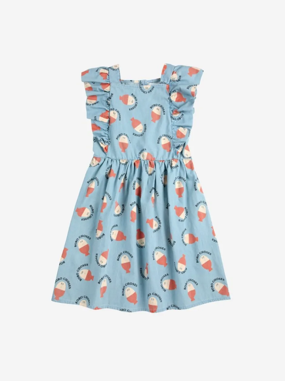New Ruffle dress Morning egg all over | DAMES Jurken & Salopettes|Jurken