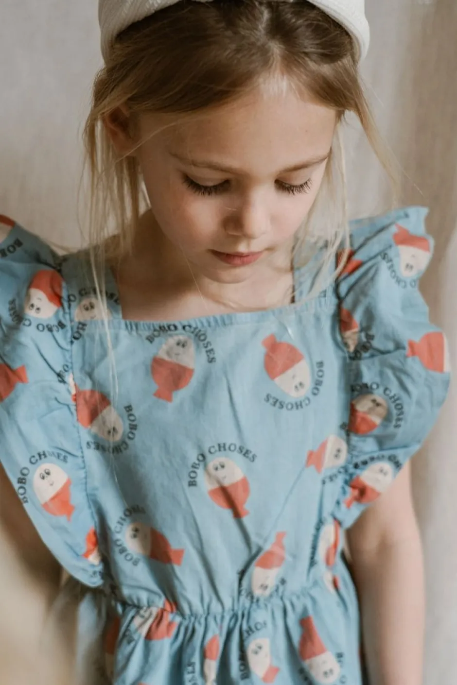 New Ruffle dress Morning egg all over | DAMES Jurken & Salopettes|Jurken