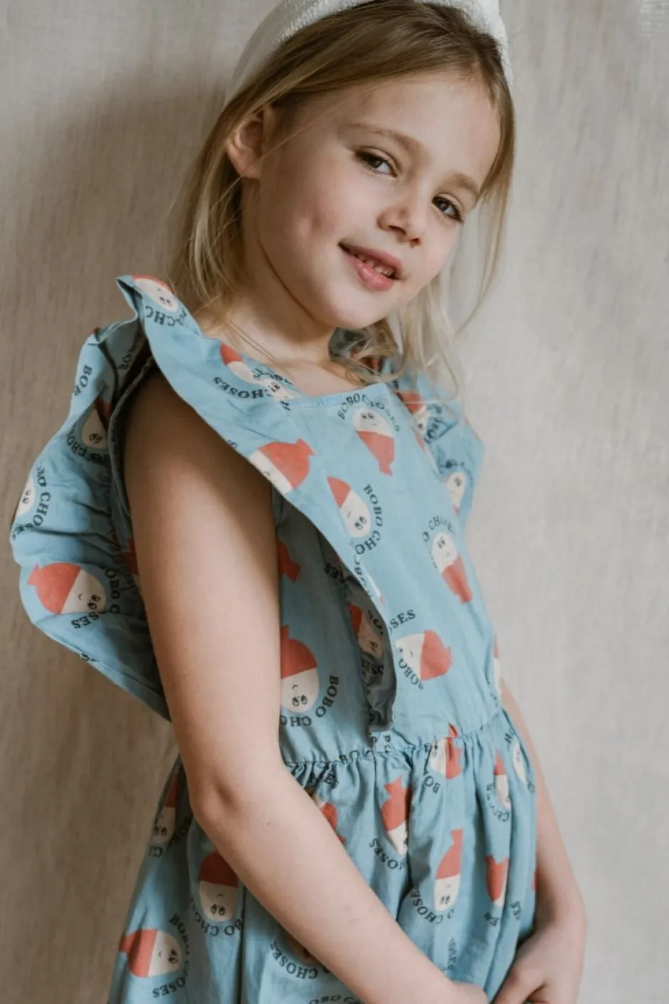 New Ruffle dress Morning egg all over | DAMES Jurken & Salopettes|Jurken