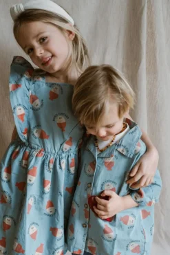 New Ruffle dress Morning egg all over | DAMES Jurken & Salopettes|Jurken