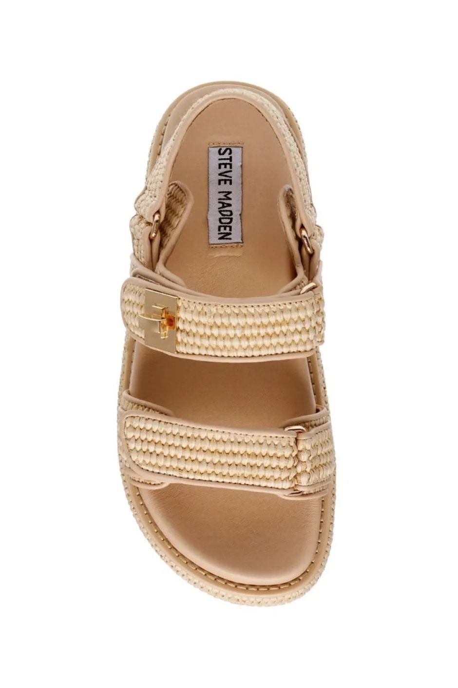 Hot Sandaal Bigmona | Nat Raffia | DAMES Sandalen & Slippers