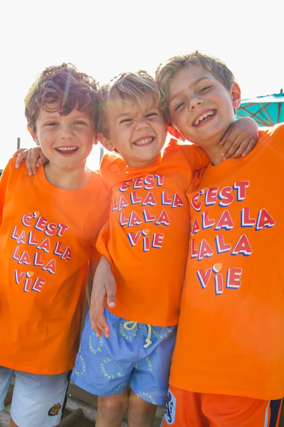 Online Shirt C'est La Vie kids | Orange | DAMES Shirts|Shirts