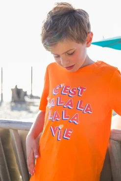 Online Shirt C'est La Vie kids | Orange | DAMES Shirts|Shirts
